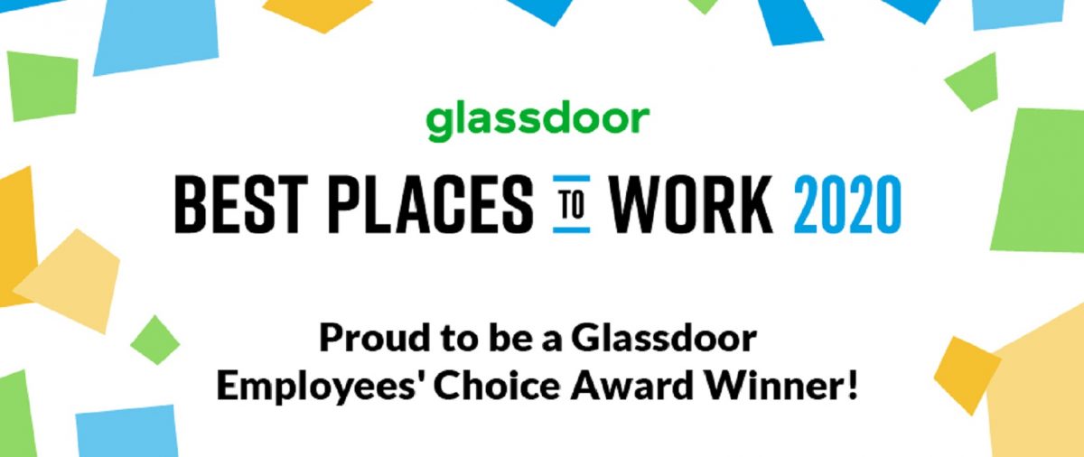 Glassdoor Best Place To Work in the UK Logo (red) | Equal Experts