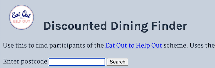 Discounted Dining Finder