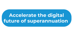 Button to click through to Equal Experts digital acceleration across Superannuation landing page.